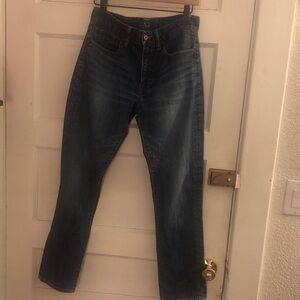 Lucky Brand Dark Blue Straight Leg Jeans